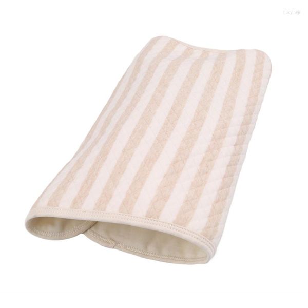 Decken One Piece Brown Stripe Baby Wasserdichte Urinmatte Waschbarer Wickeltisch für Kinder Reveiving Decke Säugling Pad Cover