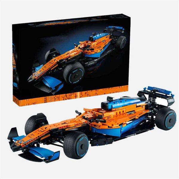 Bloco 42141 Technical McLarens FormA 1 Carro Racial F1 Builing Kit Criadores Block Bricks Toys for Kids Aniversário Garotos Conjunto Dro Dhanu