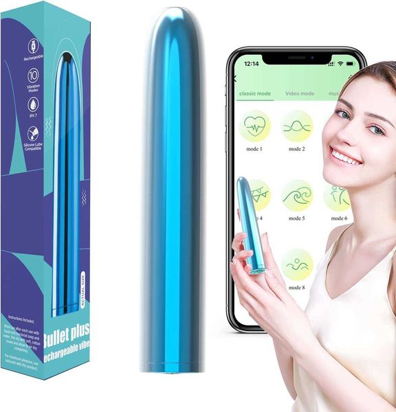 Sexspielzeug Spielzeug BUMHUM Vibrator 10 Vibrationsmodi Wasserdichtes Design Magnetische Aufladung App steuert 90 Minuten Ausdauer Weihnachtsgeschenke für X90L