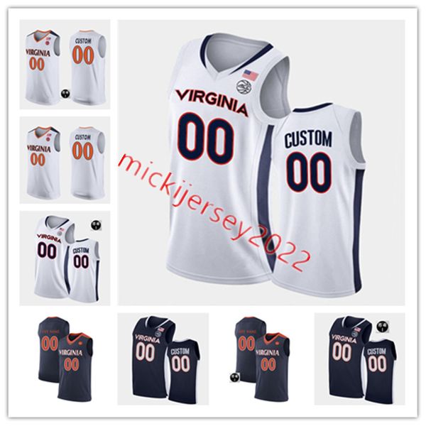 Virginia Cavaliers Basketball Jersey Masculino Juvenil Personalizado Costurado 5 Kyle Guy 11 Ty Jerome 12 De'Andre Hunter Virginia Jerseys