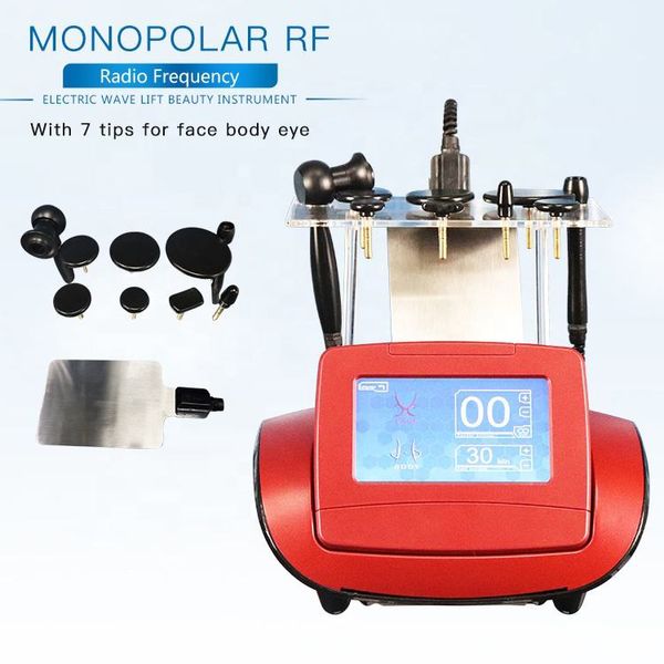 Salon verwendet die beste monopolare RF-Hautstraffungsmaschine für das Gesicht und den Körper
