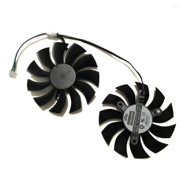 Компьютерная охлаждения 2 ПК/установка 4PIN 85 мм GTX 980TI 950 GPU VGA COOLER FAN FAN для EVGA GTX980TI GTX950 ACX2.0 Охлаждение видеокарты