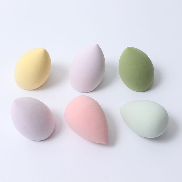Nueva belleza huevo maquillaje licuadora cosmética Puff esponjas cojín base polvo esponja bellezas herramienta accesorios de mujer