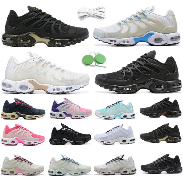 Terrascape Plus Tn Мужские кроссовки Sneaker UNC Vibes Tan Burgundy Sail Sea Triple Black Lime Pearl White Tropical Twist Navy Peachy Hues Мужчины Женщины Спортивные кроссовки