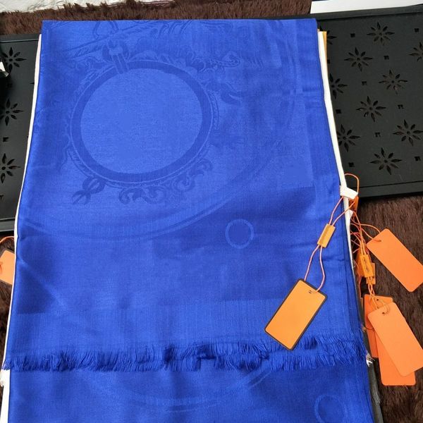 Designer-Seidenschal für Herren, luxuriöser Schal für Damen, Vier-Jahreszeiten-Schal, modische Buchstabenschals, Größe 180 x 70 cm, 9 Farben