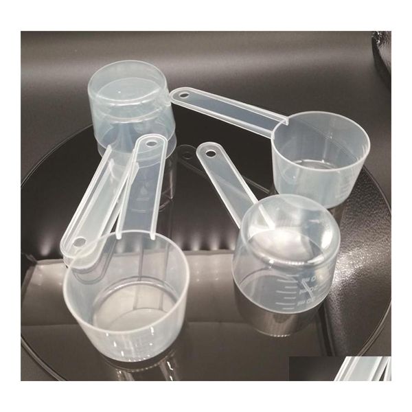 Misurazione Strumenti di fabbrica Vendite dirette 20G 40 ml Spoon trasparente plastica PP alimenti ml scale bk drop drop drop home giardino cucina cucina otysb