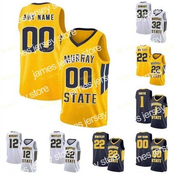 College Basketball indossa Nik1 NCAA College Murray State Racers Maglia da basket 11 Shaq Buchanan 25 Jalen Johnson 3 Isaiah Canaan 5 Marcus Brown cucita personalizzata