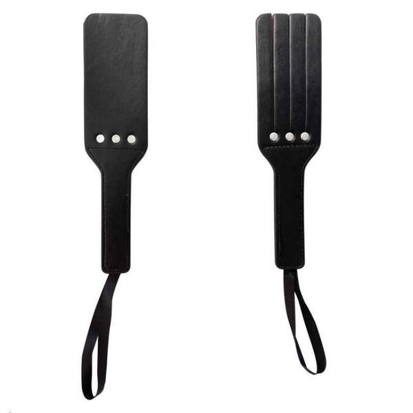 Vibratore Giocattolo del sesso Pelle Frusta Sculacciata Pagaia Battere le mani Schiavo Strumento Coppie Giocattoli Bdsm Restrizioni per Donna Uomo Gay WVC2 4LX7