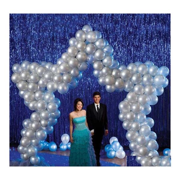 Parti Dekorasyon Lazer Yağmur Perdesi Doğum Günü Çocukları Düğün Arka Plan Dönüşü Evde Bahçe Festival Malzemeleri Etkinlik Otg5e