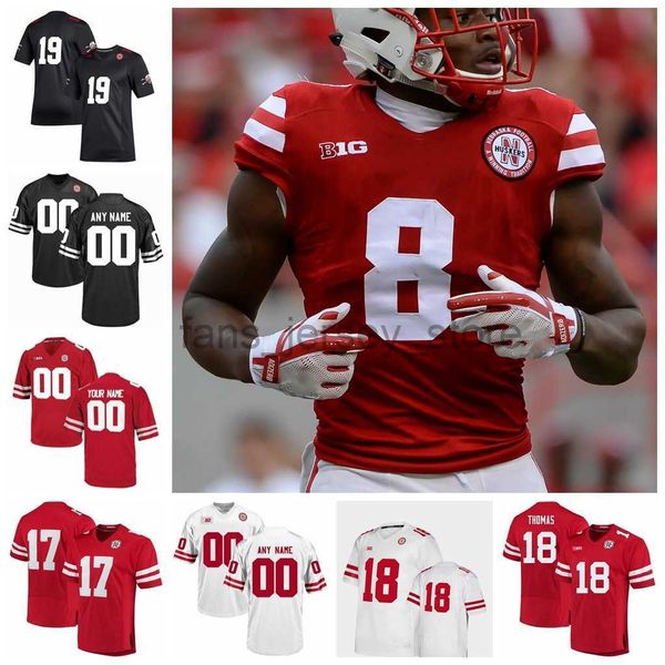 Maglia Kenny Bell da uomo NCAA College Football Ndamukong Suh Vincent Valentine Andrew Bunch maglie personalizzate Ed