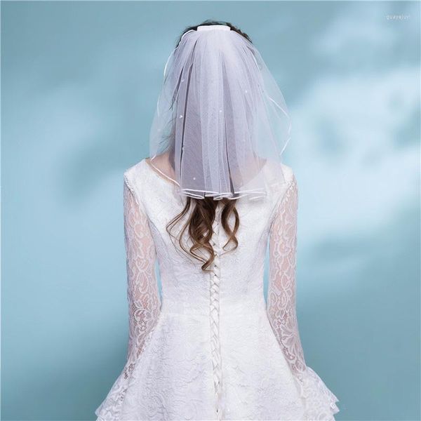 Направления свадебной вуаль короткослойные однослойные волосы Combe White PO Studio Havdress S Headrress S Headrress