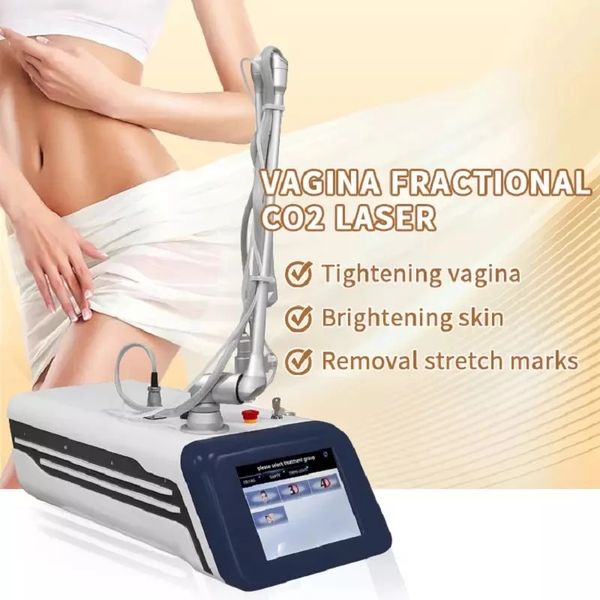 Ringiovanimento della pelle Taglio Laser CO2 Frazionale Macchina Spot Area Forma multipla Rinnovamento Rughe Rimozione cicatrice Acne Teatment Devic