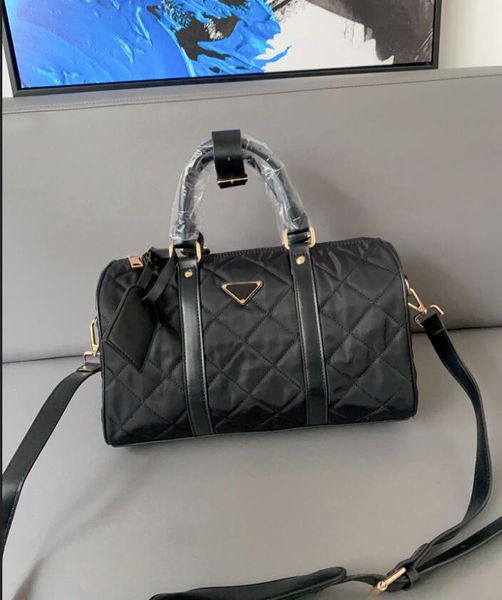 VENDITA CALDA Alta qualità 5A Borsoni Stilista Uomo Bagagli Gentleman Commerce Borse da viaggio Borse in nylon Borsone di grande capacità Bagaglio a mano 34CM