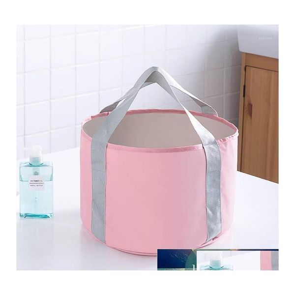 Altre forniture per servizi igienici da bagno Borsa per contenitore per acqua all'aperto Camma pieghevole Secchio Piedi Botti per la pulizia Borsa da escursionismo 20X30Cm1 Prezzo di fabbrica Otlaz