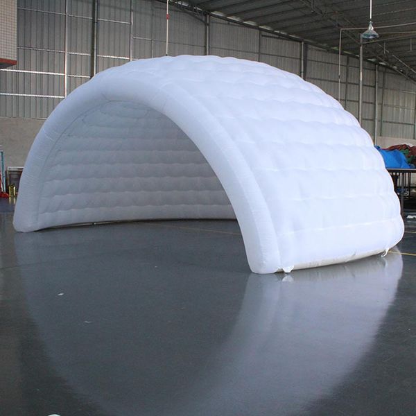 Tenda a cupola gonfiabile colorata gigante con tendone da golf per patio con piscina per bar da discoteca per eventi luminosi a led per uso esterno