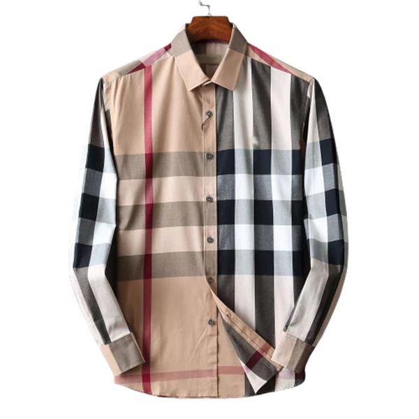 2022 Designers Mens Dress Shirts Business Fashion Casual Shirt Brands Men Spring Slim Fit Shirts chemises top quality