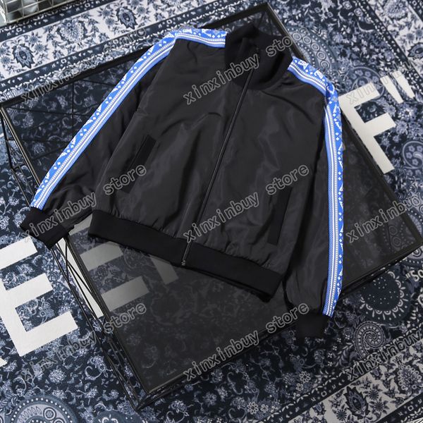 xinxinbuy Erkekler tasarımcı Hoodie kazak Rüzgarlık Sportif Harfler jakarlı Dokuma Koşu Paris pamuklu kadın siyah beyaz gri S-2XL