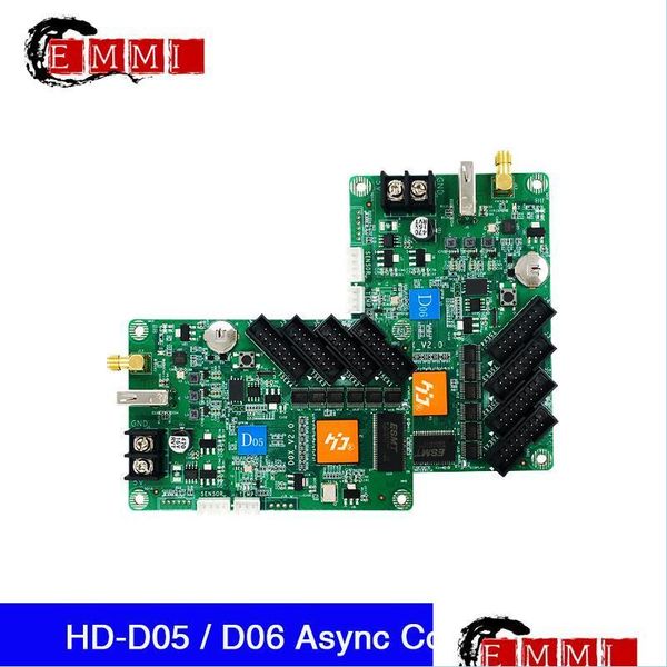 Moduli Led Hdd05 / Hdd06 Wifi e Udisk Fl Scheda di controllo del colore come porta Sn Billboard Sign Board Modalità wireless Drop Delivery Lights L Dh5Kc