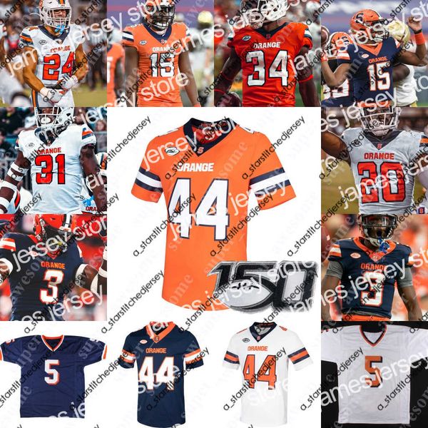 Maglie da calcio 2022 Maglia da calcio Syracuse Orange DeVito Garrett Shrader Sean Tucker Taj Harris Damien Alford Cooper Lutz Donovan McNabb Floyd Little