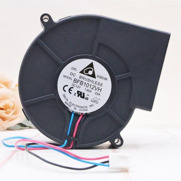 Bilgisayar Soğutma Siyah DC 12V 0.5-1A 3 Pin fırçasız turbo üfleyici santrifüj fan Barbekü sobası pişirme soğutucu güçlü hava 4500rpm