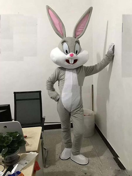 Vendita in fabbrica di sconto di Halloween Costume professionale della mascotte del coniglietto di Pasqua per adulti Personaggio dei cartoni animati Pubblicità Decorazioni esterne pubbliche di Halloween