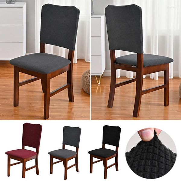 Sandalye, toz geçirmez anti-kaygan elastik kapak kutuplu polar kasa aşınma dirençli bölünmüş koruyucu ofis ev tekstilini kapsar