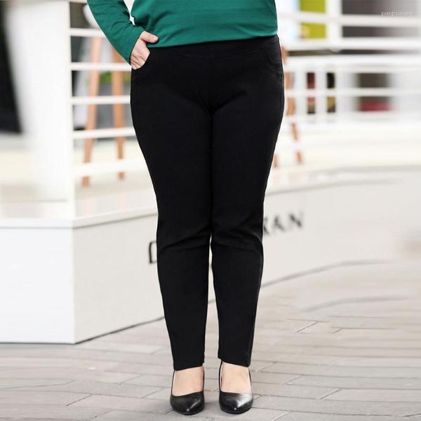 Pantaloni da donna Leggings per il tempo libero da donna Matita da festa Plus Size Collant dritti spessi Mutande Inverno caldo