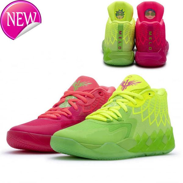 OGMB.01 Rick Morty Casual Shoes For Sale Buy Men Women Kids LaMelo Ball Basketball Shoe Sport Sneakers Размер 36-46