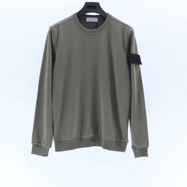 Sweatshirts Designer Topstoney Island Capuz para homens Pull Pull Casual Pullover outono o pescoço preto mole