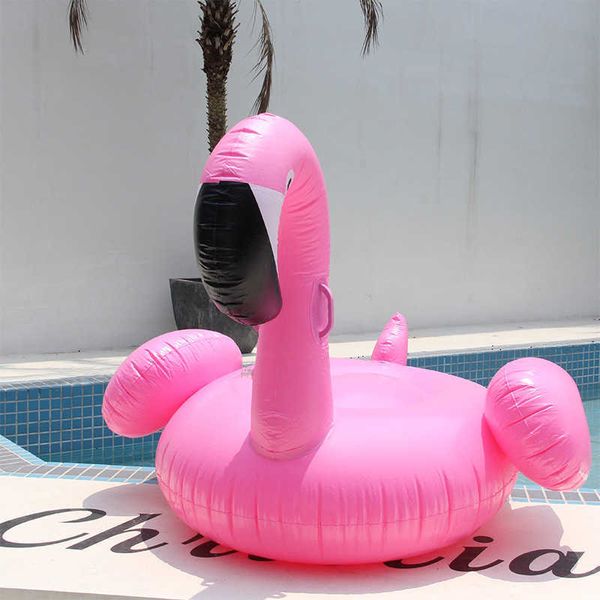 Salvagente Boa Rose Gold Gonfiabile Flamingo Pool Float Ride-on Nuoto Galleggiante Nuoto Anello Flamingo Boia Piscina Pool Party Toys T221215