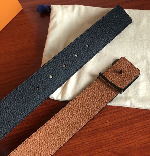 Tasarımcı siyah deri klasik kemer siyah toka ayarlanabilir genişlik 40mm lüks moda tasarım jean iş resmi/gündelik kemerler aksesuarları