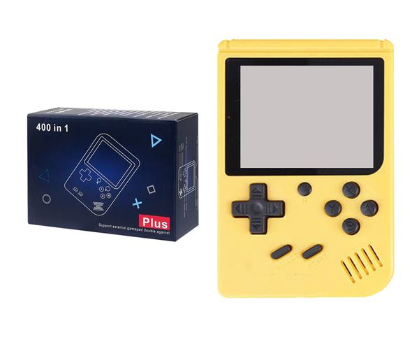 Taşınabilir Oyun Oyuncuları Nostaljik Ev Sahibi 400 Retro Mini Handheld Oyun Konsolları 8 Bit AV Çıktı Renkli LCD Ekran Çocuklar İçin İki Oyuncu Destekler