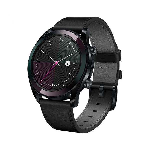 Orijinal Huawei Watch GT Akıllı İzleme Desteği GPS NFC Kalp Hızı Monitörü 5 ATM Su Geçirmez Kol saati 1.2 