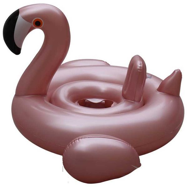 Vida Vida Vesto Bóia Vermum bebê bebê inflável piscina flamingo flutuador anel de natação de cisne branco esportes de água divertida brinquedo rosa ouro flamingo círculo inflável T2221214