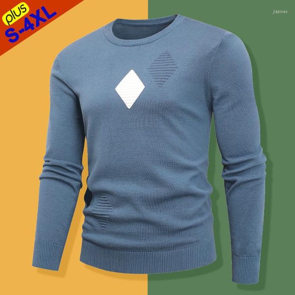 Мужские свитера 2022 Мужские пуловер мода мужская осенняя зимняя майка толстовка Argyle Design Jumpers Underse