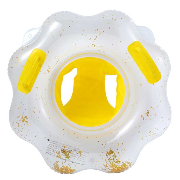 Giubbotto salvagente Rooxin Baby Float Pool Anello da nuoto con sedile e manico Gonfiabile Cerchio da nuoto per bambini Summer Beach Party Toys T221214