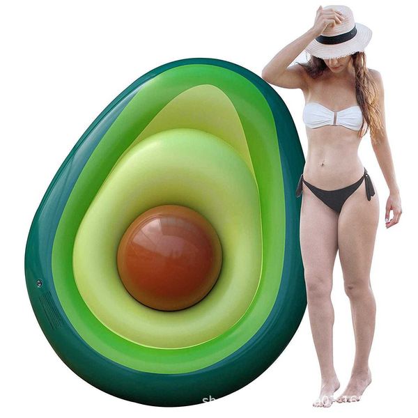 Giubbotto di salvataggio Boa Avocado Gonfiabile Zattera Galleggiante Gioco d'acqua Anello di Nuotata Gonfiabile Galleggiante Piscina Giocattolo Gonfiabile Festa per Adulti inflat Zattera Piscina Giocattolo Kid T221214