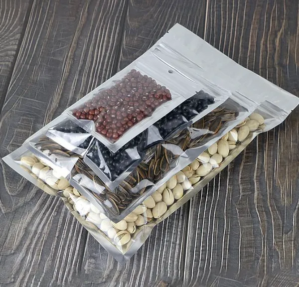 Bolsas de armazenamento de alimentos de qualidade sacolas selvagens à prova de cheiro da bolsa de alumínio embalagem de folha de alumínio Sacal de plástico 100pcs/lote