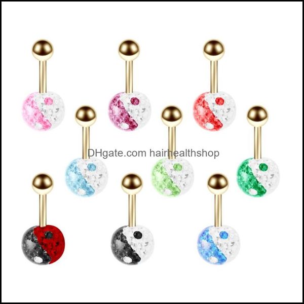 Körperkunst Piercing-Schmuck Flyjewelled Bauchnabelringe Nabelpiercings für Frauen und Mädchen Drop-Lieferung Gesundheit Schönheit Tattoos Art Dhbah