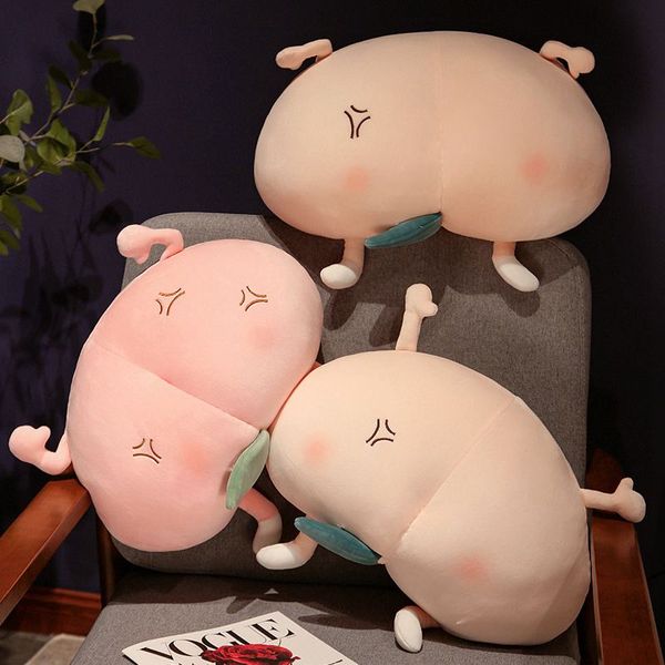 50cm yaratıcı simülasyon meyve peluş oyuncak doldurulmuş şeftali yastığı süper yumuşak şeftali yastık kız çocuklar için güzel hediye