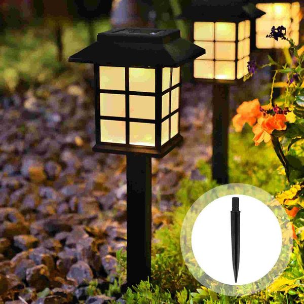 Luci da confezione regalo Spikes Stakes Light Solar Replacement Ground Forpathway Garden Torch Stake Spike Lamp Lamps Outdoor Yard Prawn Plug