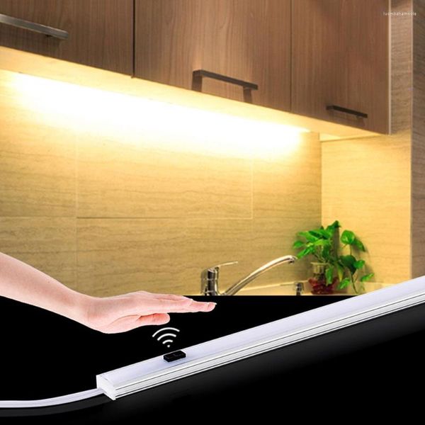 Power Hand Sweep Hintergrundbeleuchtung LED Lampe Smart Motion Sensor Scannen Rohr Licht Für Home Küche Deocration Beleuchtung