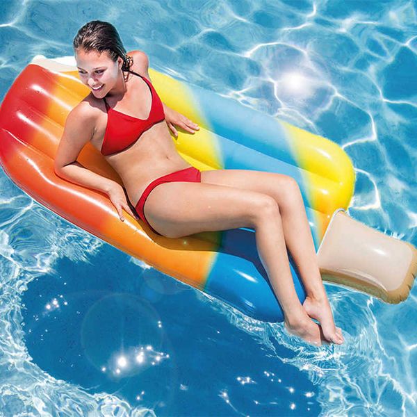 Vida Bóia do colega de vida 178cm Novo bloco de gelo inflável tapete de float size piscina de sorvete enorme piscina de piscina inflável piscina anel de natação Cama flutuante T2221214