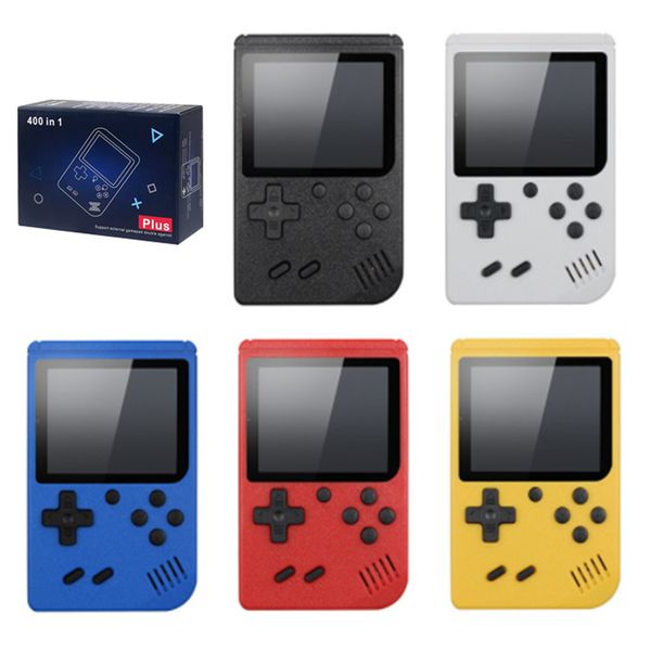 Mini Handheld Game Consoles Nostalgic Host kann 400 retro tragbare TV -Videospielboxen 8 -Bit -AV -Ausgang Farbenfrohe LCD -Bildschirm unterstützt zwei Spieler für Kindergeschenk