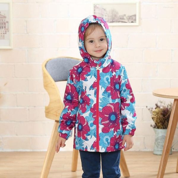 Giacche Primavera Autunno Cappotto per bambini Impermeabile antivento Neonate Capispalla per bambini Caldo pile polare per 3-12T