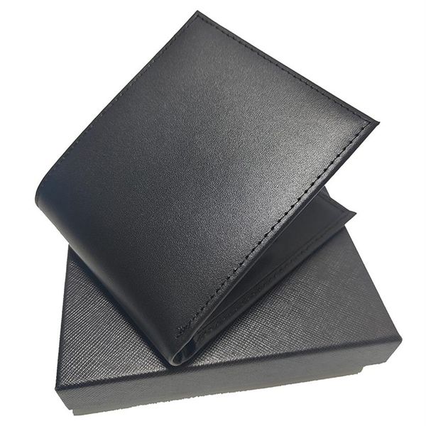 Moda It￡lia Mens carteira de carteira Carteiras de alta qualidade Carteiras de couro para homens Casure masculino Bolsa curta bolsa de artesanato dobr￡vel 222U