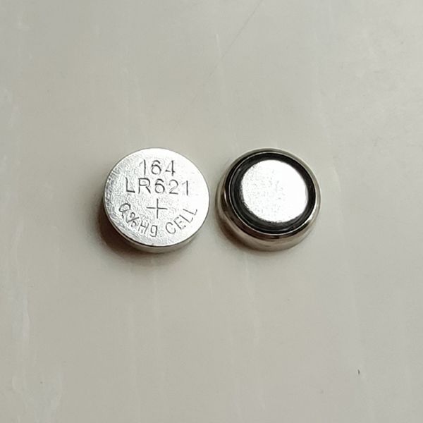 1.5V AG1 LR621 Células de botão Bateria Alcalina Baterias SR621 364A 5000pcs por embalagem da bandeja do lote
