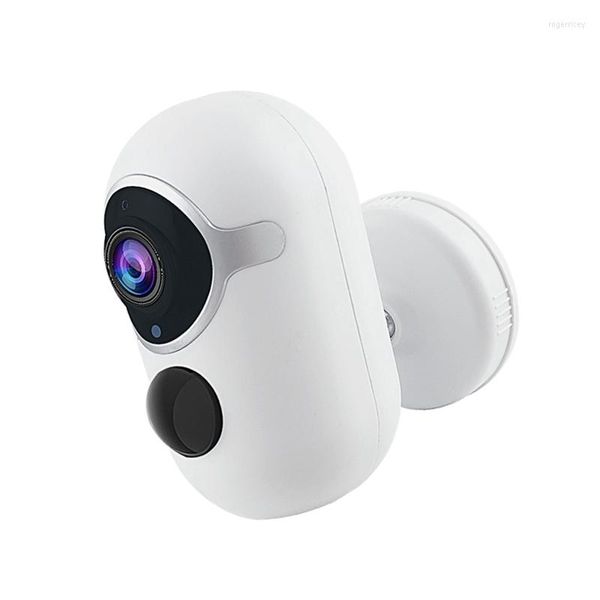 Tuya Wi -Fi Câmera de 2MP Bateria ao ar livre CCTV Visão noturna Segurança de segurança IP66 Baixa potência à prova d'água