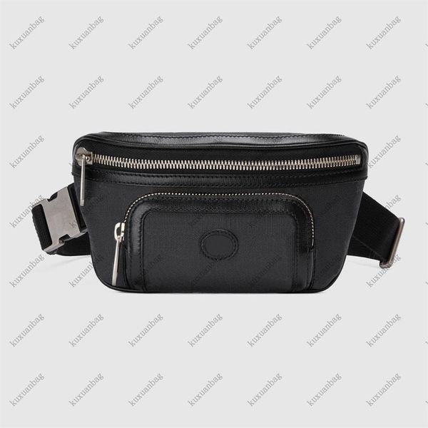 Mini bolsas de luxo bolsas de grife de moda Fanny Pack Pack Bag Classic Design Design Tubing de couro Tamanho 23x12x2 5cm317w