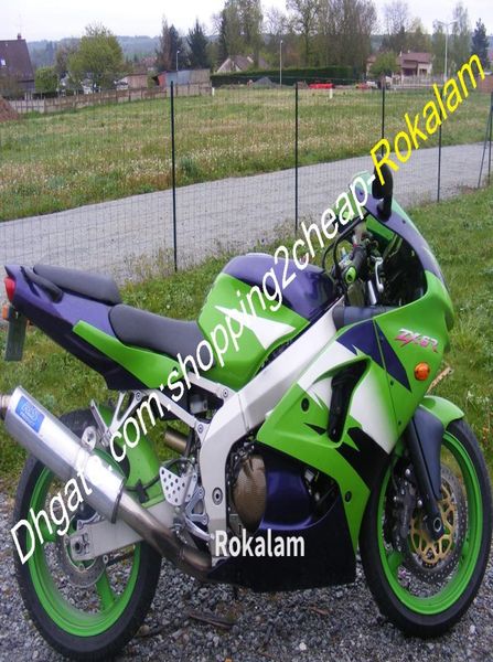 Целый комплекс для Kawasaki Ninja ZX6R 1998 1999 ZX6R 98 99 ZX 6R 98 99 Green Purple Motorcycle Kits4119053